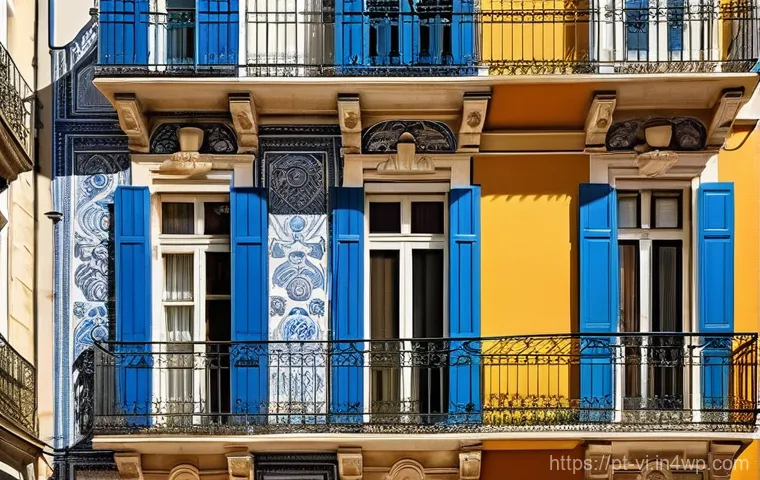 도시 재생과 분 도시 설계의 연관성 - **Urban Rehabilitation in a Historic Portuguese City:**
"A vibrant, picturesque scene on a narro...